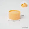 Vaporera de 4 cm con tapa - Amarillo