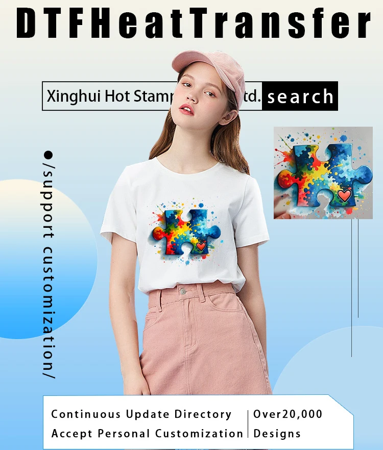 Multi Transfer Designs Dtf Transfers Designs Ready to Press HTV Custom Washable Plastisol DTF ...