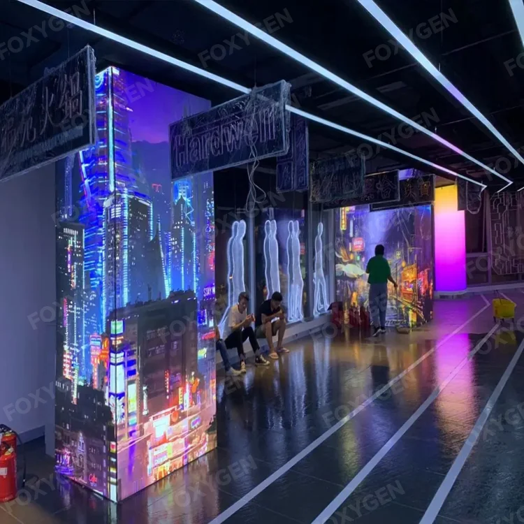 Single Sided Seg Frame Fabric Light Box Aluminum Profile Advertising Light Boxes for Shopping Mall details