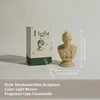 Marrone Chiaro - Stile: Scultura di Uomo Affascinante