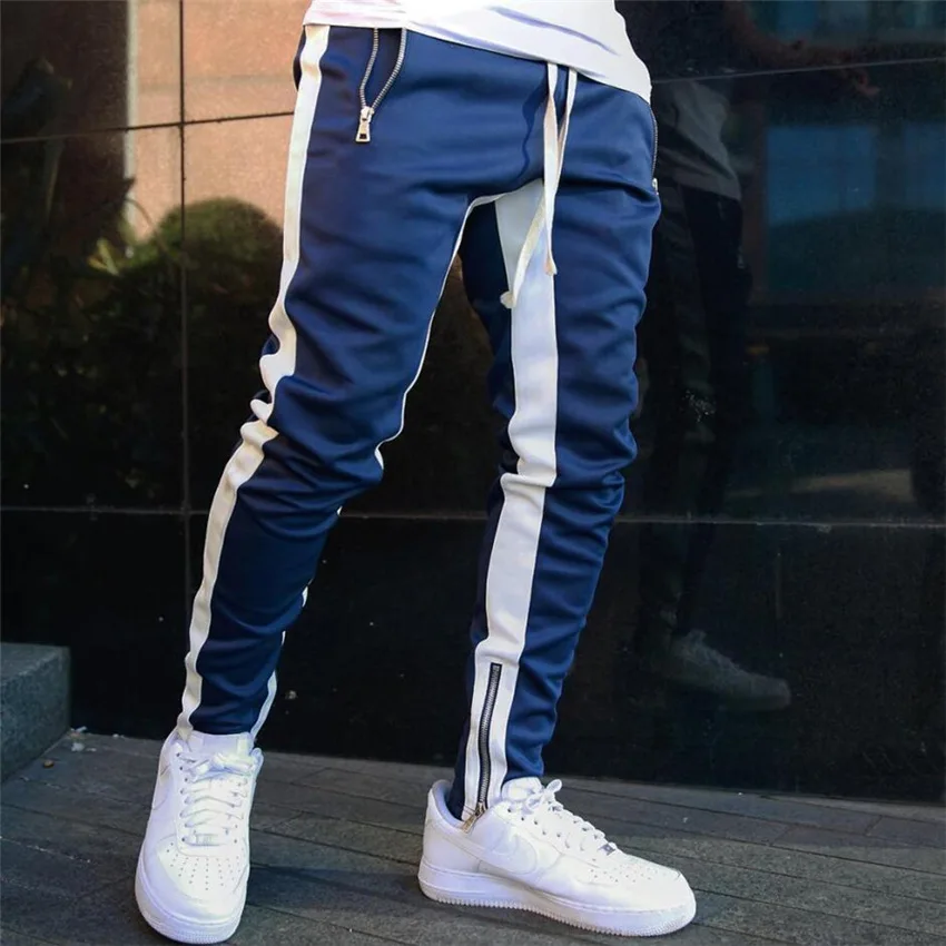Men Gym Jogger Pants Slim Workout Running Sweatpants with Zipper Pockets   China Plus Size Pants and Jogger Pants price  MadeinChinacom