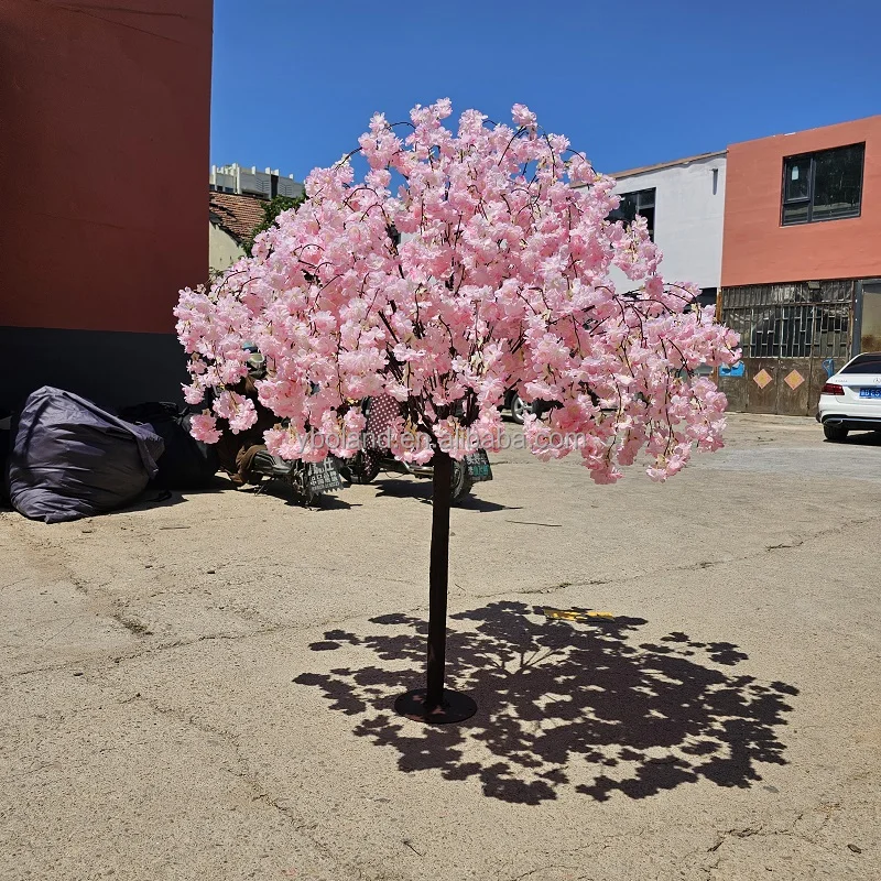 L Customize Sakura Trees Red Purple White pink Wedding Background Decor Table Centerpieces Flower Artificial Cherry Blossom Tree