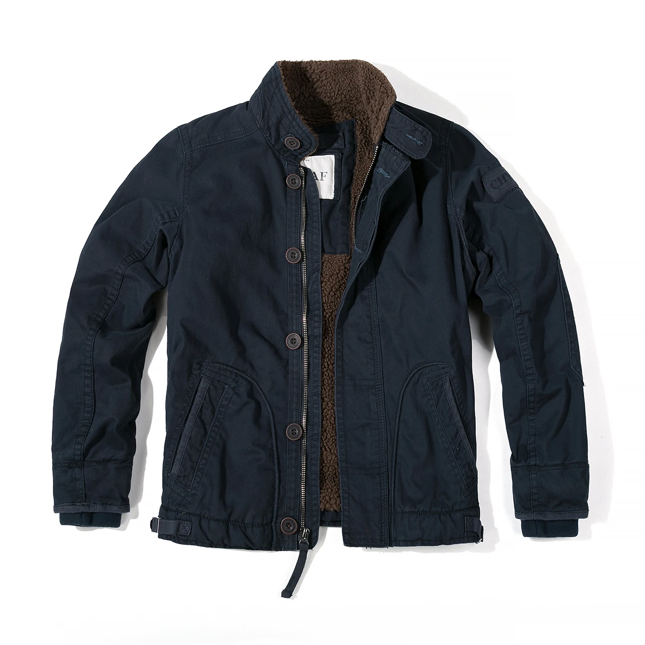 Cotton Mens Business Casual Thick Coats 