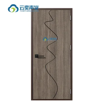 Steel wooden acoustic fire rate  door soundproof Security doors for houses