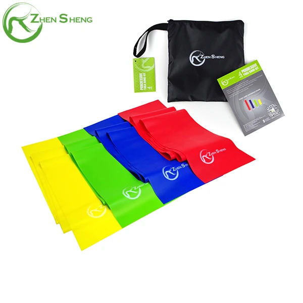 ZHENSHENG fitness resistance loop band gym equipment with bag