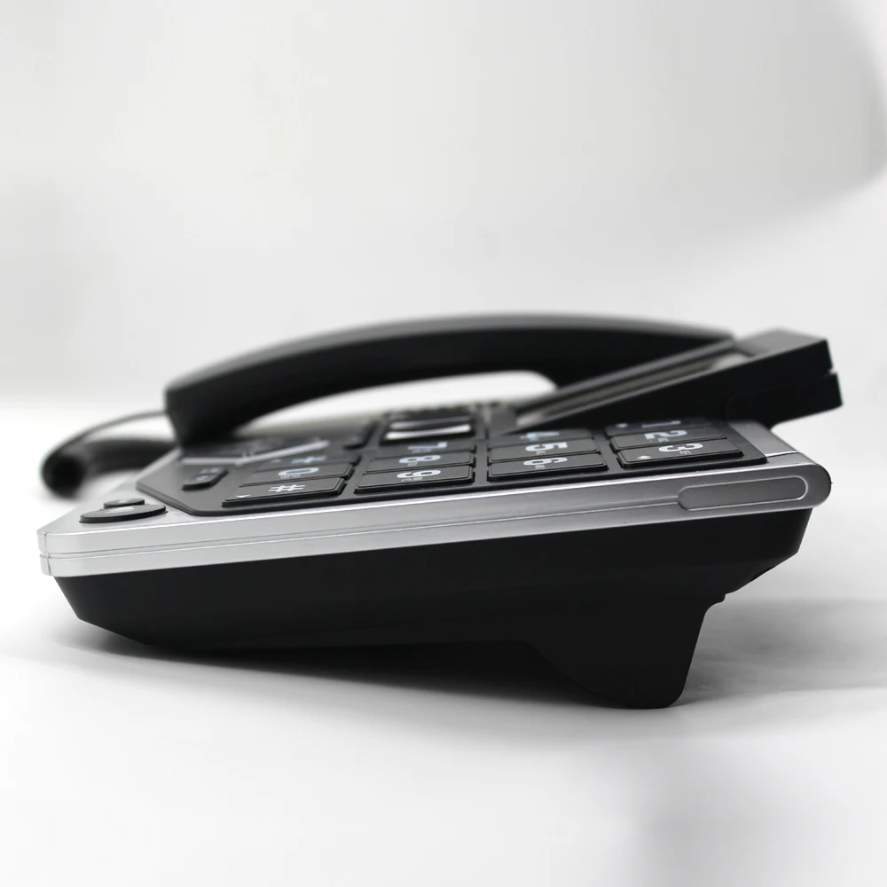 
Телефон для дома и офиса с функцией записи голоса и идентификатором звонка, телефон с TF-картой 