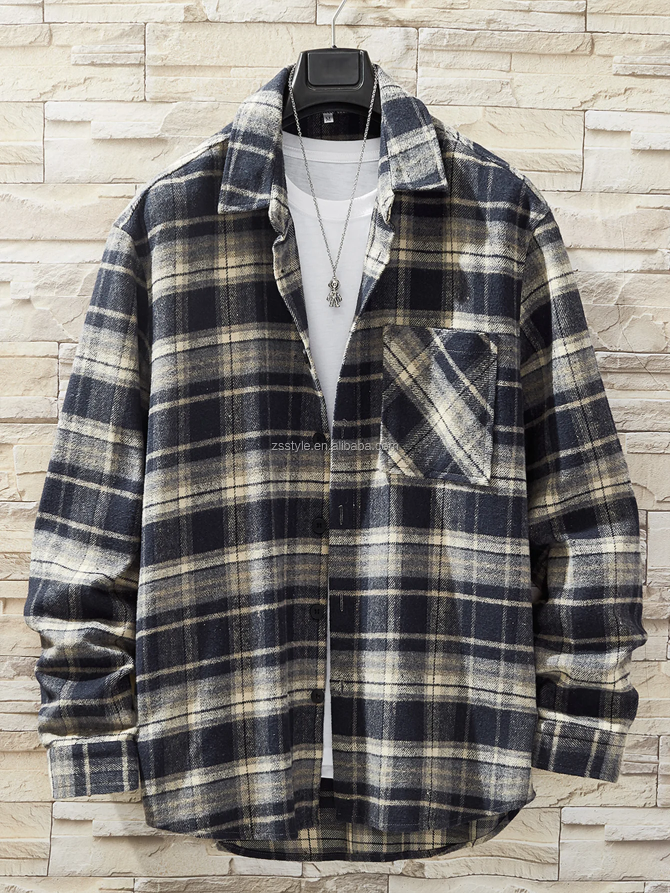 Autumn Oversized Polyester Cotton Button Up Checked Flannel Full Sleeve Winter  Shirt For Men - Buy Check Shirts Plaid Shirts Plaid Flannel Shirt Full  Sleeve Winter Shirt For Men,Checked Flannel Shirt For