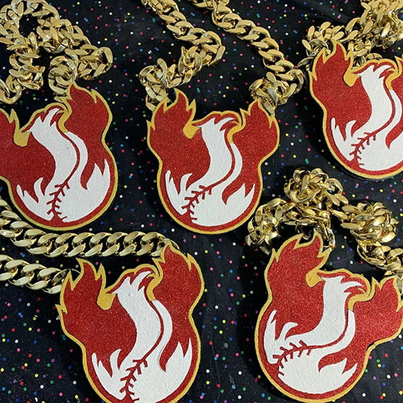 St. Louis Cardinals Baseball Chain - Oversized Chain For Fans - 3D Printed
