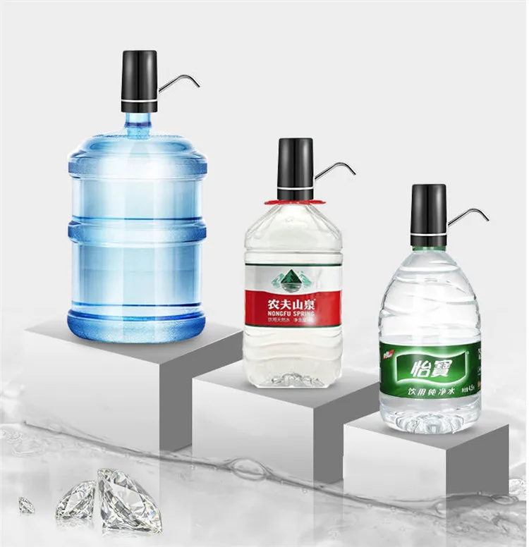 HE010 Portable Dual Pump Automatic Water Dispensers Bottle Water Dispenser Pump