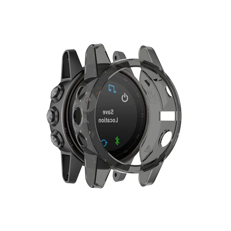 New Small  Smart Custom Beauty Color clear Plastic Tpu case Wrist Watch Protector for Garmin Fenix5S Fenix 5s