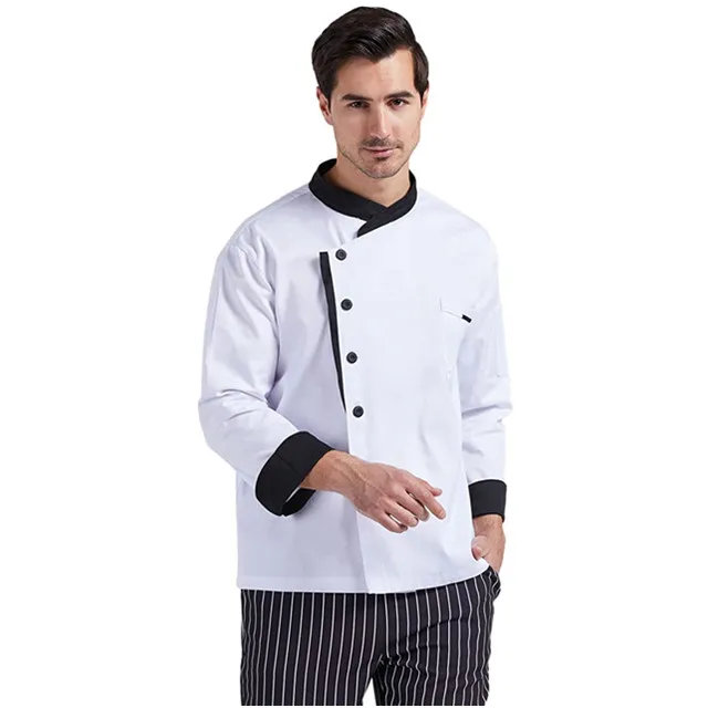 High Quality Long Sleeves Chef Uniform Executive Chef Jackets Short Chef Pants Kitchen Uniform Restaurant Uniform Logo Shirt