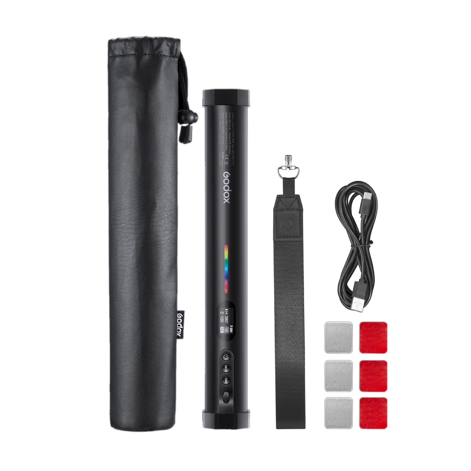 Godox TL30 Luce LED RGB Portatile - 8W, 2700K-6500K | Batteria Integrata, Controllo APP | Per Foto E Video - Foto 3