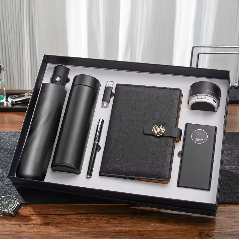 2025 Highly Demanded 7-in-1 Corporate Gift Set New Ideas for Business Christmas & Graduation Souvenirs Merchandising Gift Set