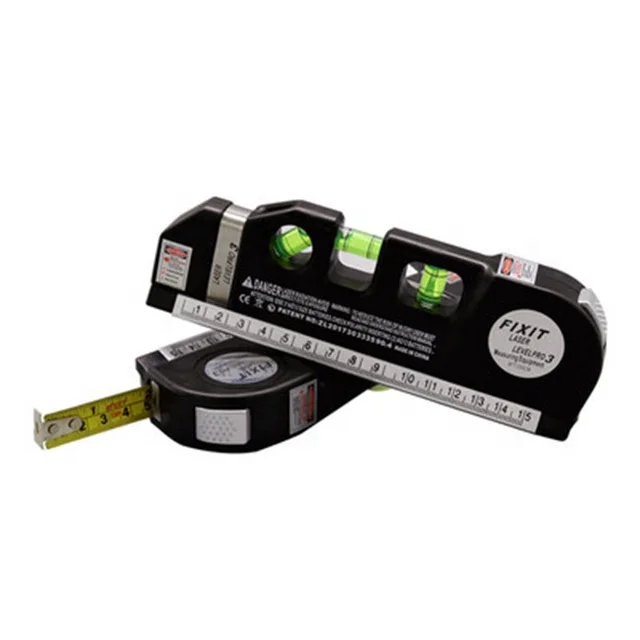 Laser level multi-functional infrared laser marking device with level measuring tape