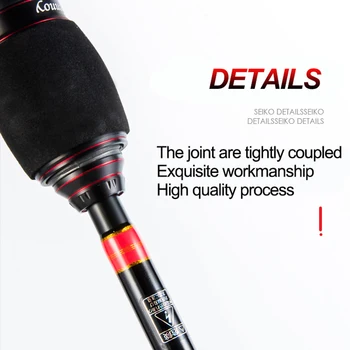 CHEERY Bassmaster High Carbon 1.8m Slow Jigging Fishing Rod Saltwater Spinning Bait Casting Fishing Rod Pole – Metal Jig – view 3