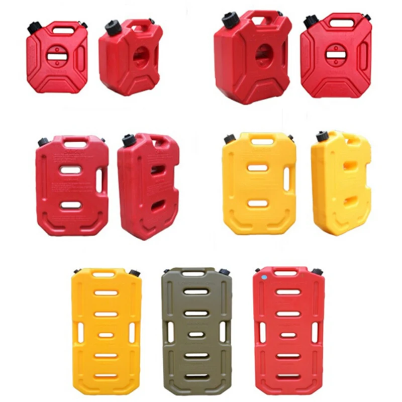 Off-Road Motorcycle HDPE Petrol Oil Jerry Cans 5L with Mount Bracket Plastic Exterior Accessories