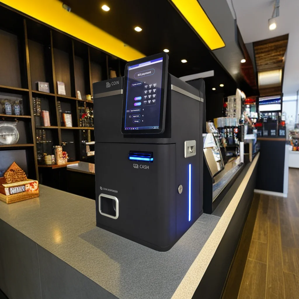 Automatic Working High Throughput Cash Deposit Machine Cash Coin