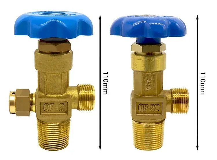 Gas Cylinder Valve Qf-2c Carbon Dioxide Brass Valve For Oxygen Cylinder ...