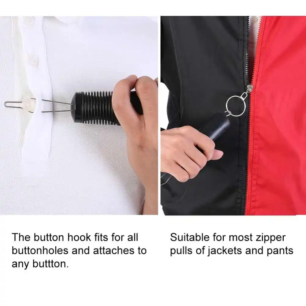 Button Hook for Arthritis Aids Help Buttoning, Button Helper Aid Tool