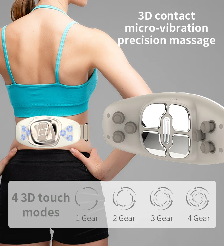 New Cordless Multi-Function Vibration Electric Reduction Reduce Belly Slimming Belt Fat Burning Waist Abdominal Massage Machine