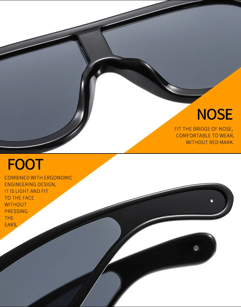 2023 Y2k Trendy Sunglasses Women Fashion Luxury Brand Sun Glasses One