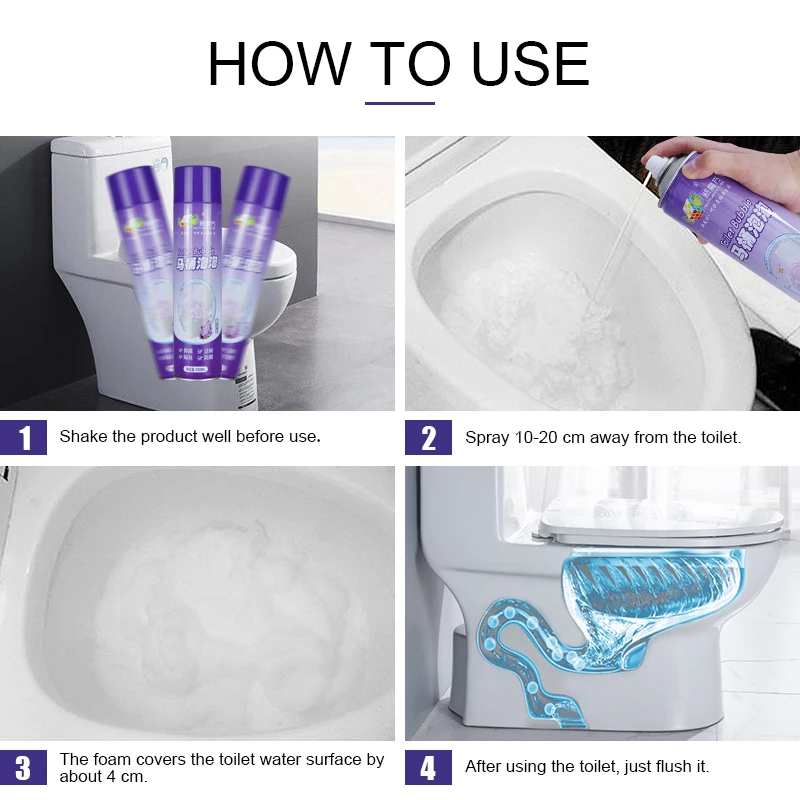 Tiktok Make Me Buy Anti-odor Fresh Flower Toilet Bowl Detergent Gel Cleaner Toilet Gel Stamp Cleaner Toilet