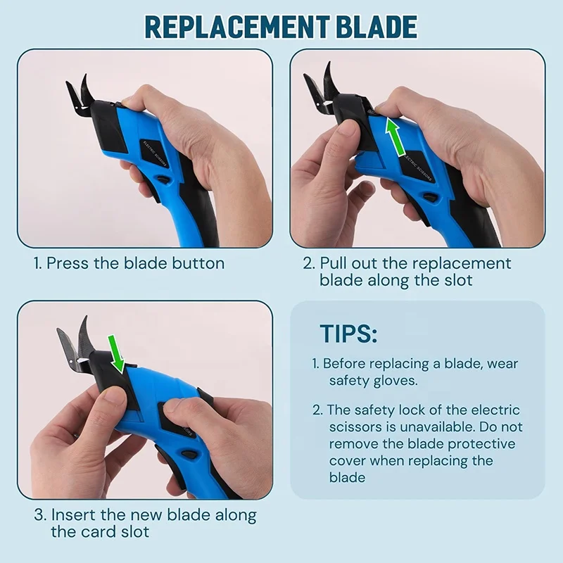 Cordless Electric Scissors Rechargeable Powerful Shears Cutting Tool for Fabric Cardboard Carpet Leather Felt with Charger