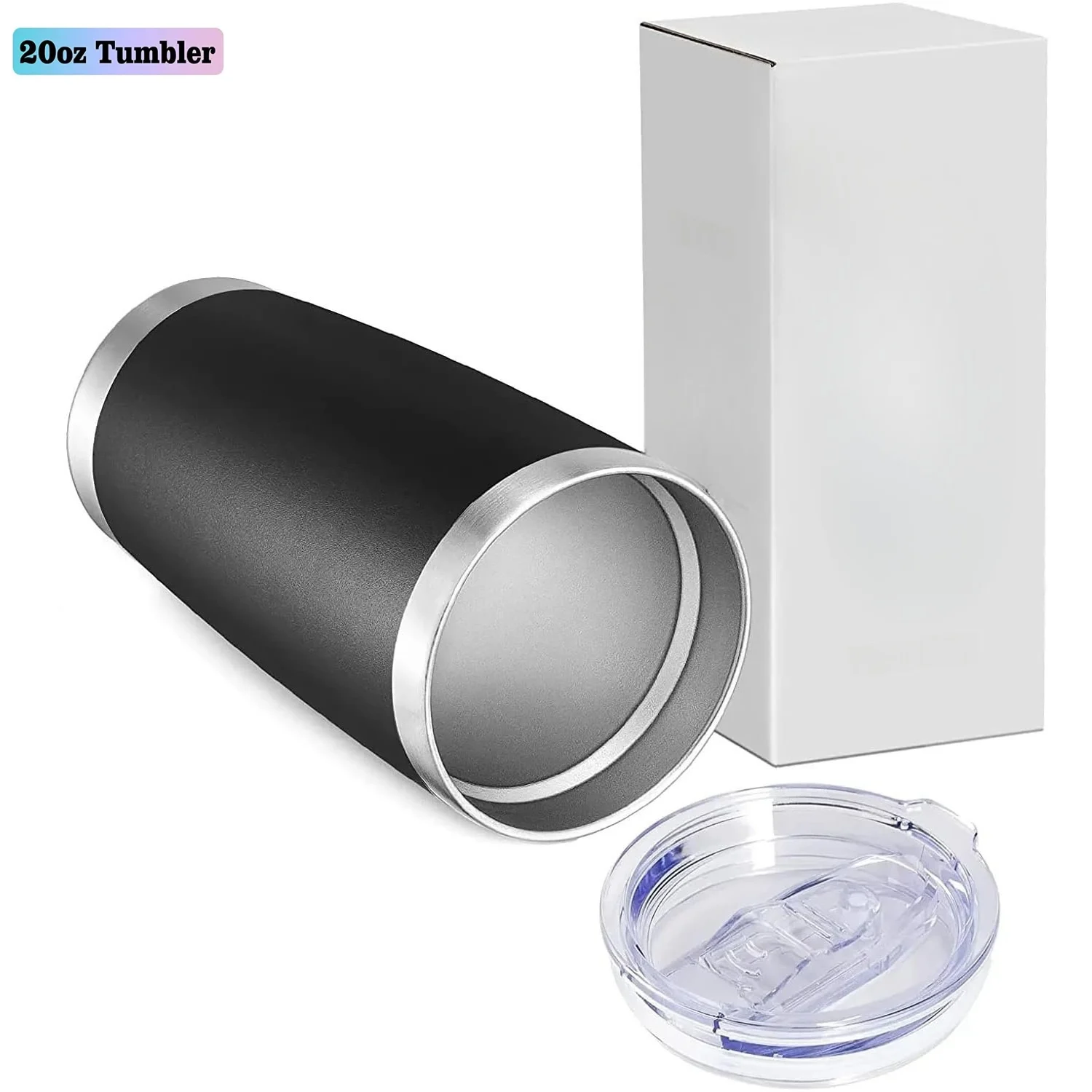 For 20oz Custom Logo Double Wall Thermal Cup Vacuum Insulated Stainless Steel Tumbler Magnetic Lid Party Eco-Friendly