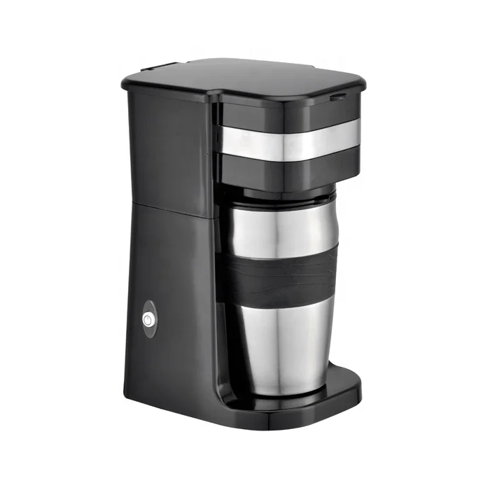 Personal Single Serve Portable Coffee Maker Brewer Includes Stainless