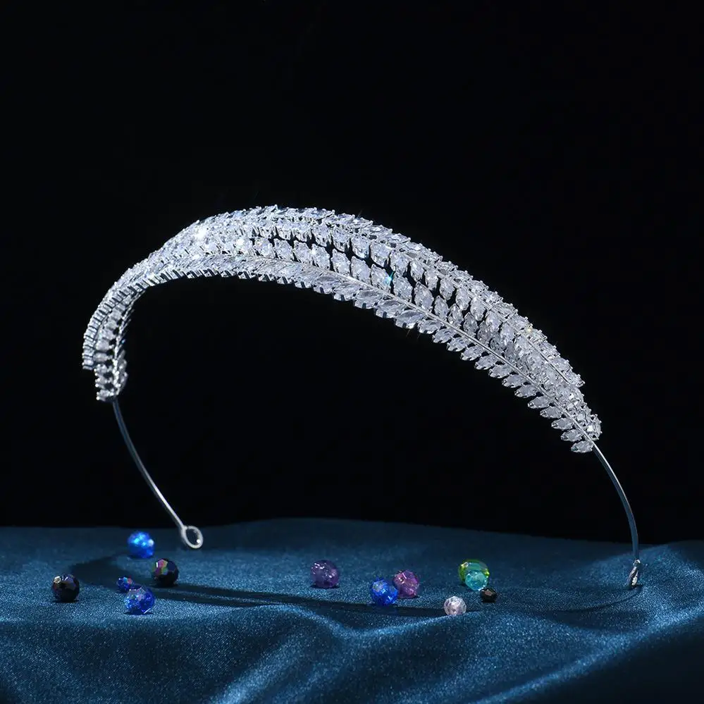 Диадема короны на заказ тиары Лидер продаж оптовая продажа новая мода лидер экологически чистые 2024 высокое качество популярные для девочек