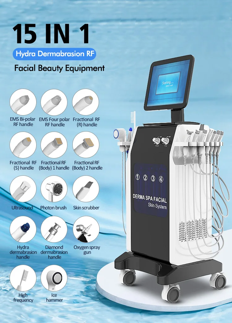 New water dermabrasion /Hydra Diamond Microdermabrasion machine/spa facial cleaning 0
