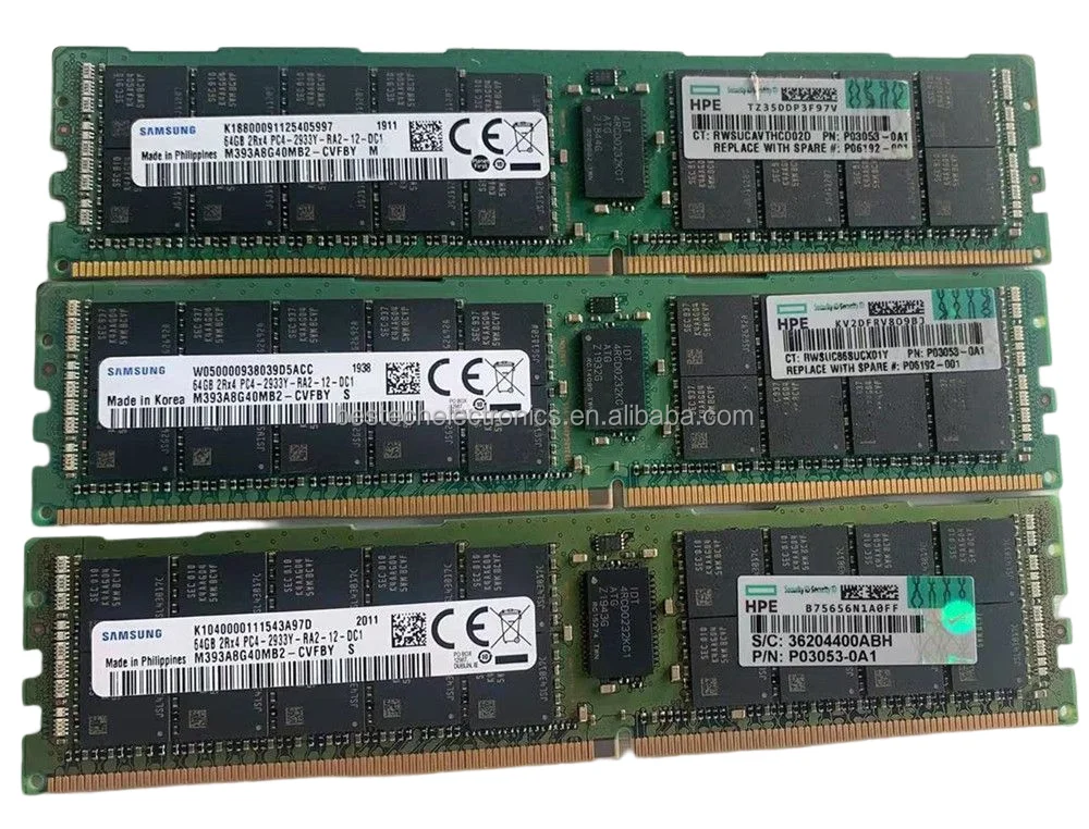 P00930-b21 Hot Sale Hpe 64gb 2r X4 Ddr4-2933 Cas-21-21-21 Registered ...