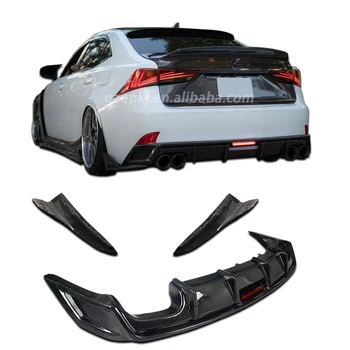 Carbon Fiber With Light Rear Spoiler Diffuser After The Angle For 2013