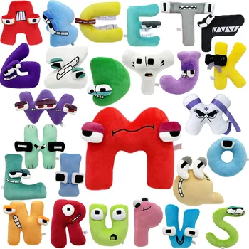 Alphabet Lore Z Plushies Stuffed Animal Dolls, Funny Educational Letter  Toys 