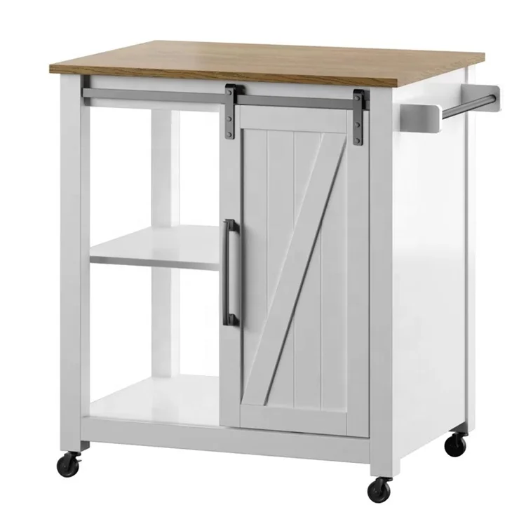 Мобильный дизайн мебели для столовой кухонный стол остров с колесами