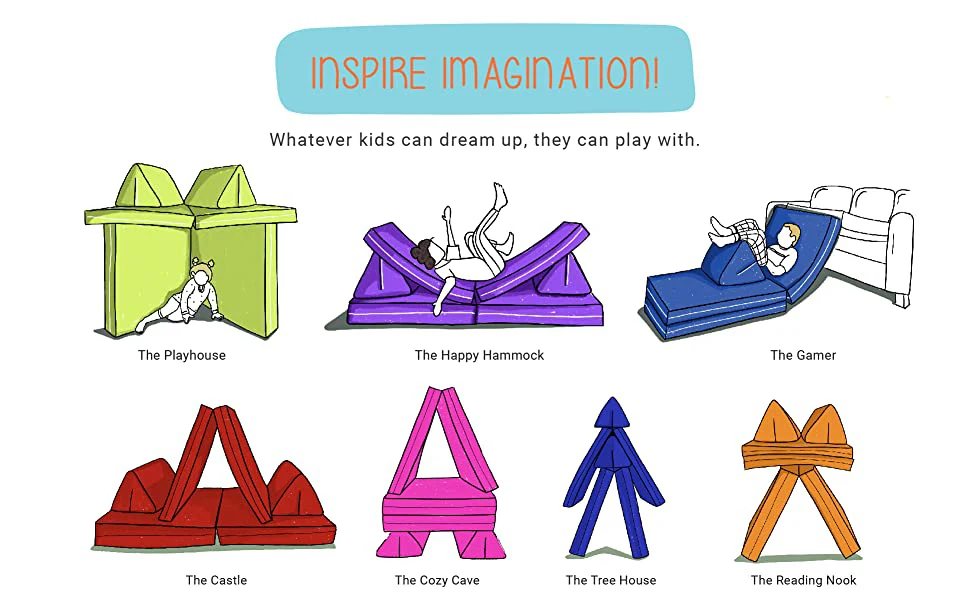 Block Foam Folding Chair Bed Z Guest Futon Indoor Outdoor Bed Foam Play