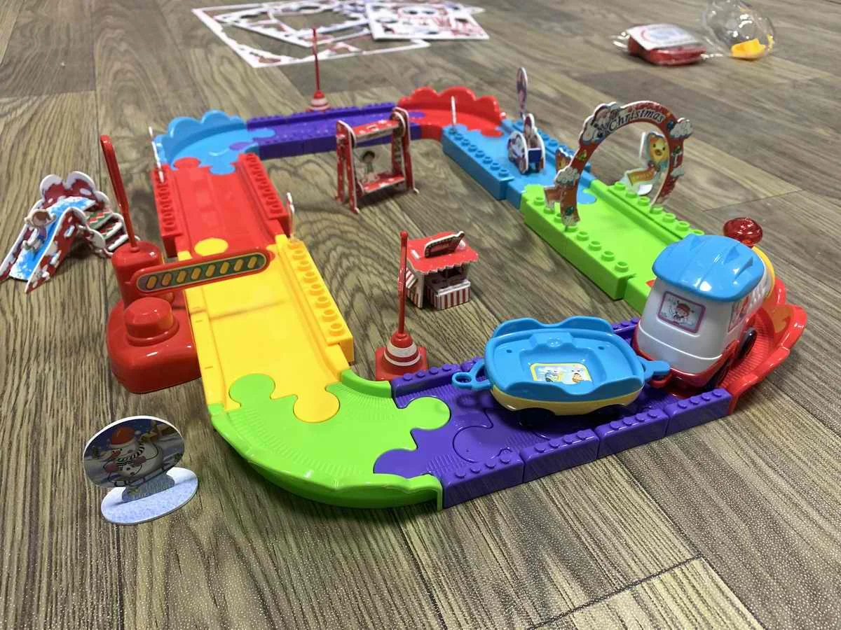 2021 Рождественский поезд, игрушечная железная дорога, детский парк аттракционов, Трековый поезд для продажи