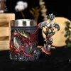 23003-3 Chope à bière épée de dragon rouge