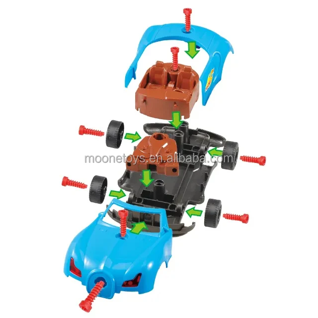 Perfect Gift For Kids Take Apart Toys Racing Cars With Sound Lights