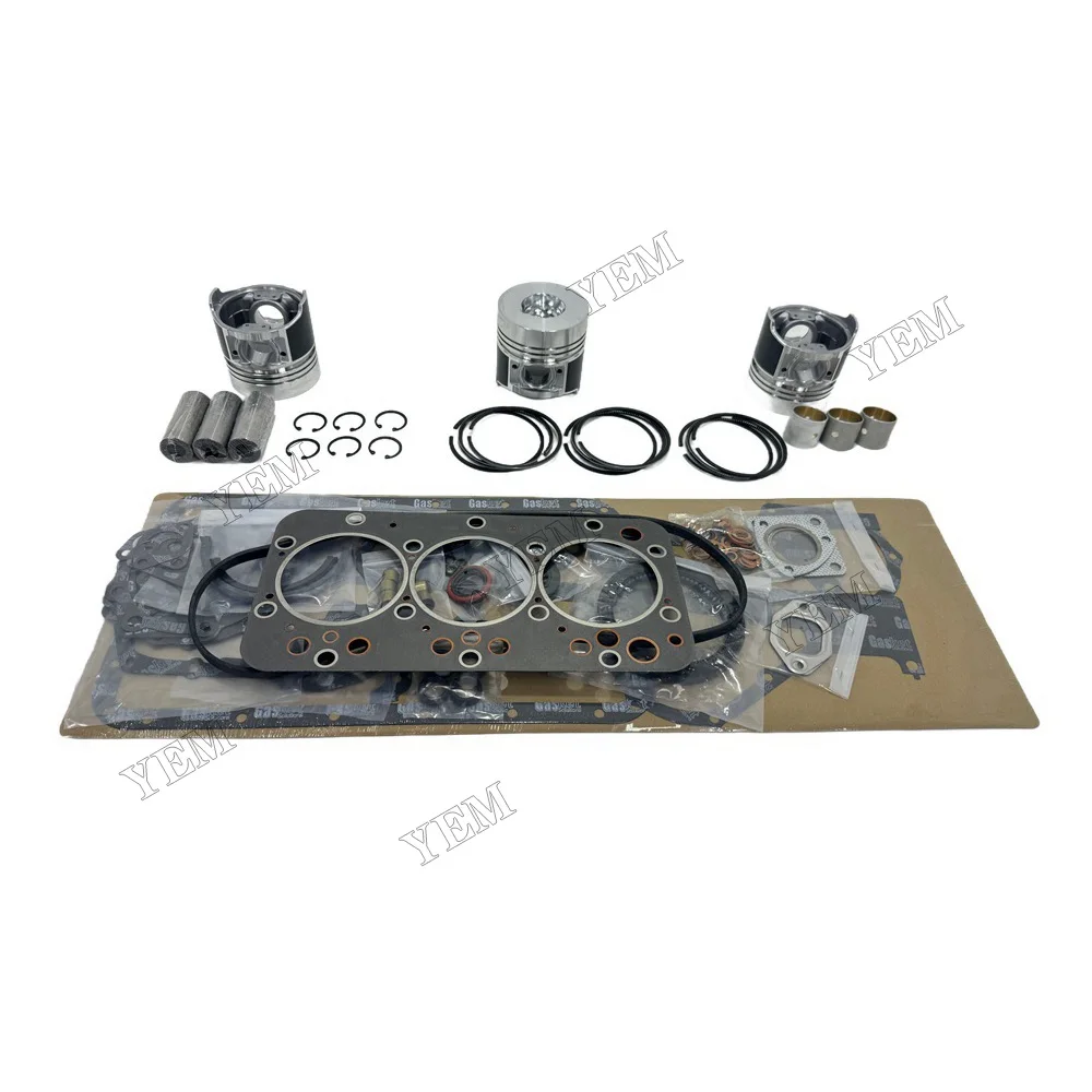 D3200 Overhaul Kit With Piston Rings Full Gasket Sets Fits for Kubota Replacement Standard Size Engine Parts 2