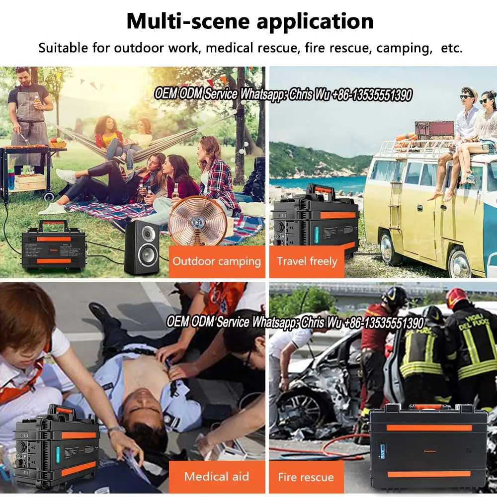 3000W Solar Generator Power Station With Solar Panel for Camping