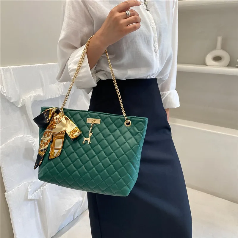 RU Big Capacity Designs Small square New Women's One Shoulder Tote Bag Small SquareLadies Purses Handbags