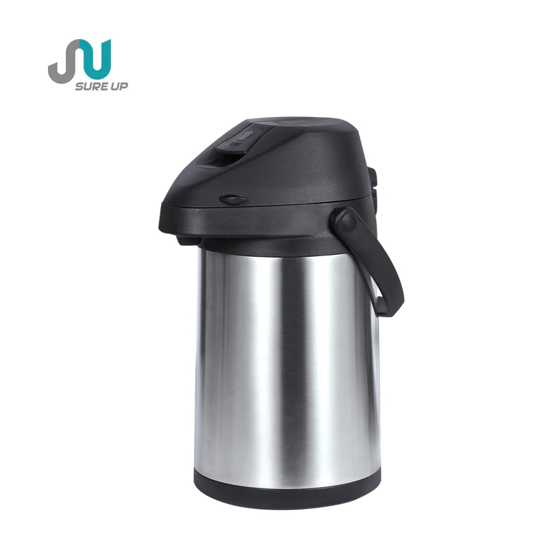 Coffee Thermos With Pump, Coffee Pump Action Thermos Vacuum Flask