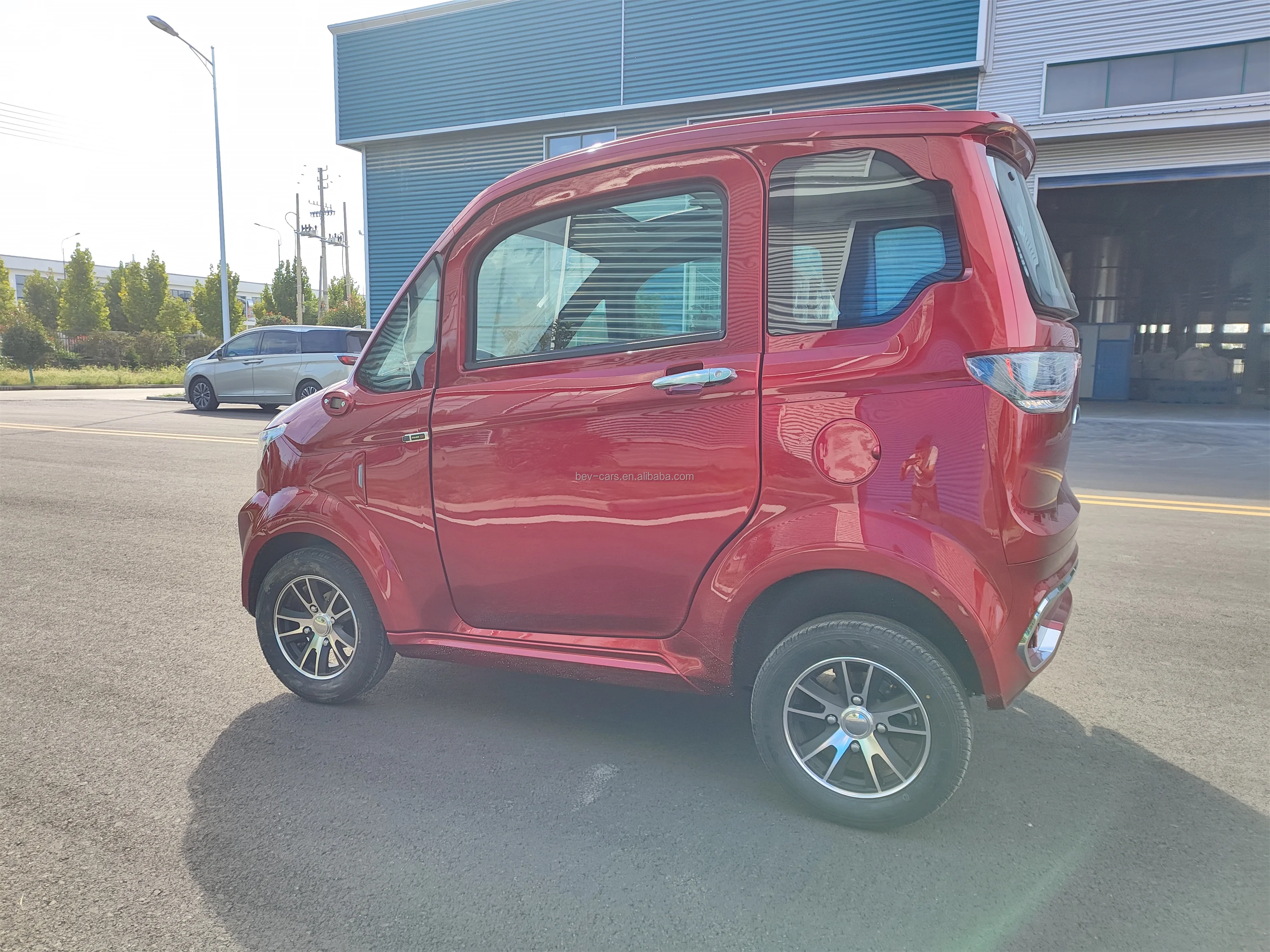 EEC承認の中国製2人乗りミニ電動車 - レザーシート & 手動調整
