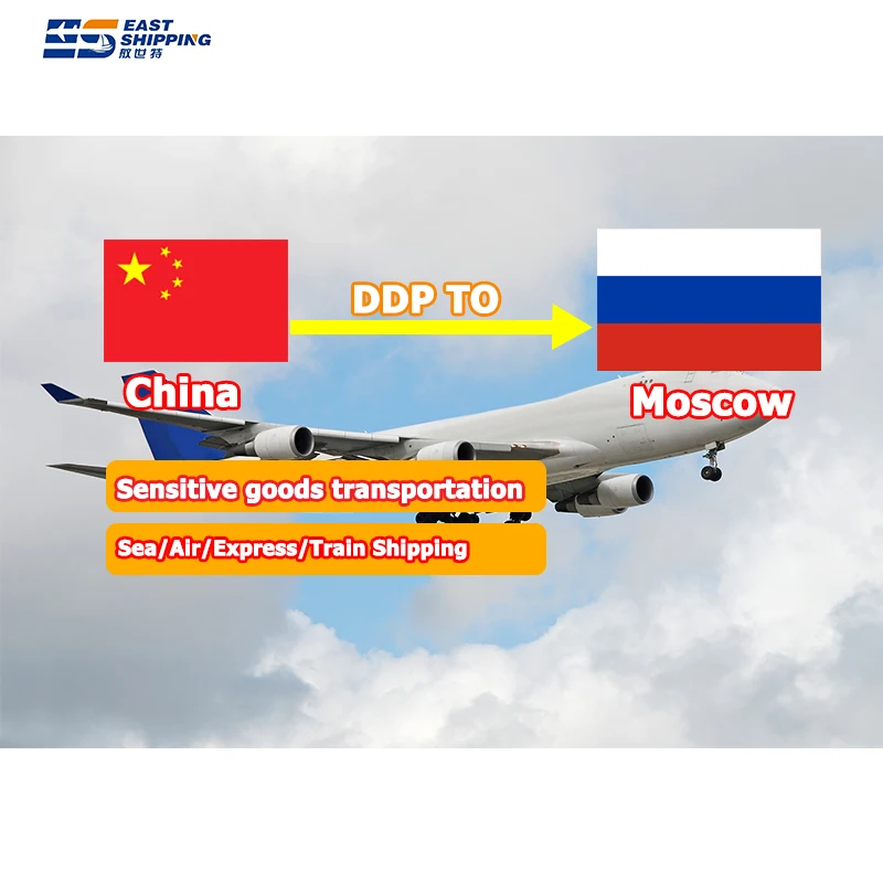 Shipping To Moscow Shipping Agent Freight Forwarder DDP Door To Door Air Freight From China Shipping To Russia Moscow