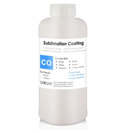 1000ml Bottle Cotton Sublimation Ink Coating for 100% Polyester Fabric -  China Coating for Flag/Polyamides, Sublimation Coating Liquid