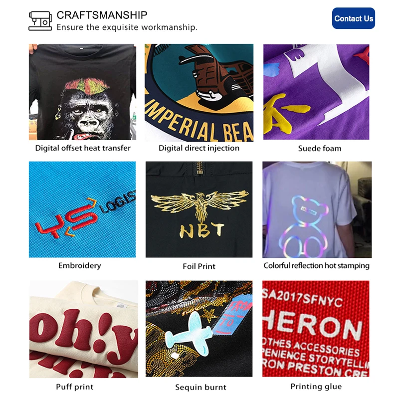 Venta al por mayor 100% algodón camisetas personalizadas para los