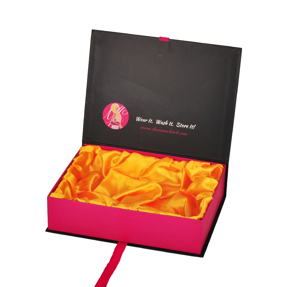 Custom UV Coating Luxury Magnetic Kraft Paper Wig Box Packaging Boxes for Gift