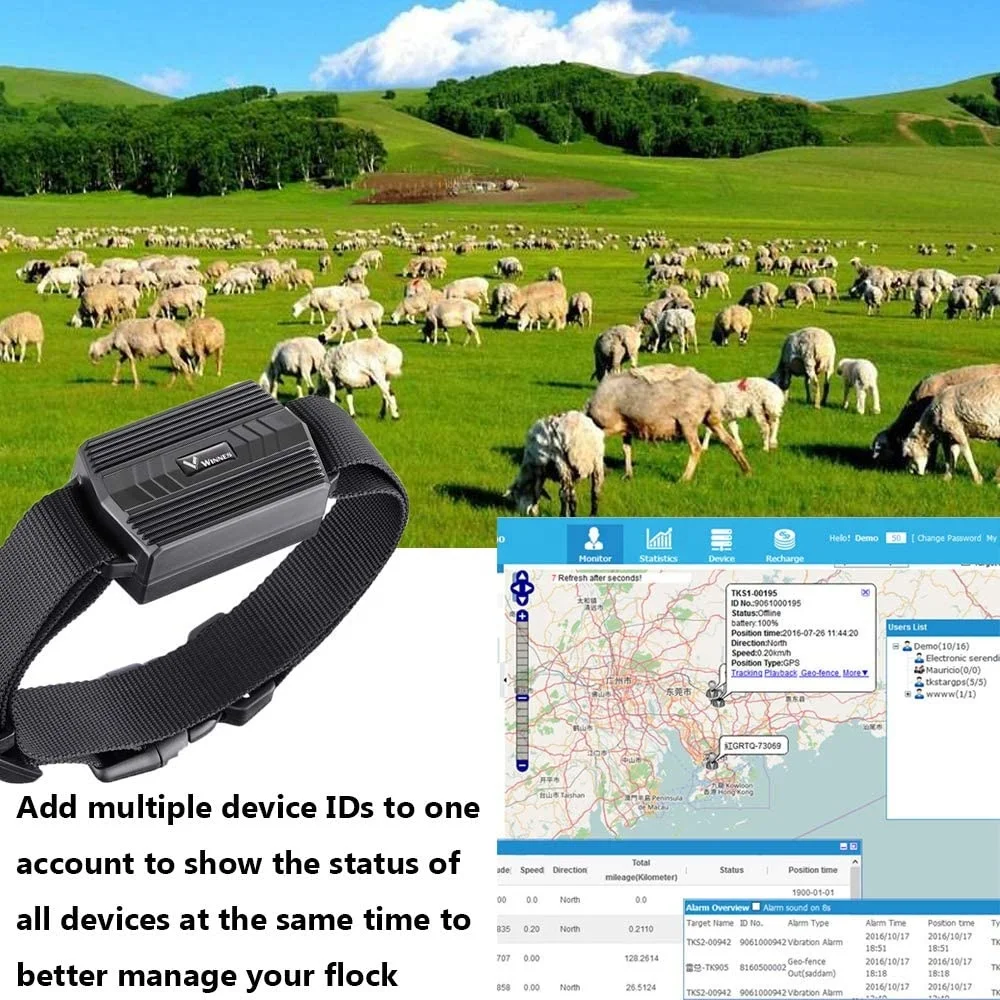 TKSTAR Latest GPS Tracker TK935 for Animal Tracking with Collar Gps Para Localizar Mascotas Extraviadas