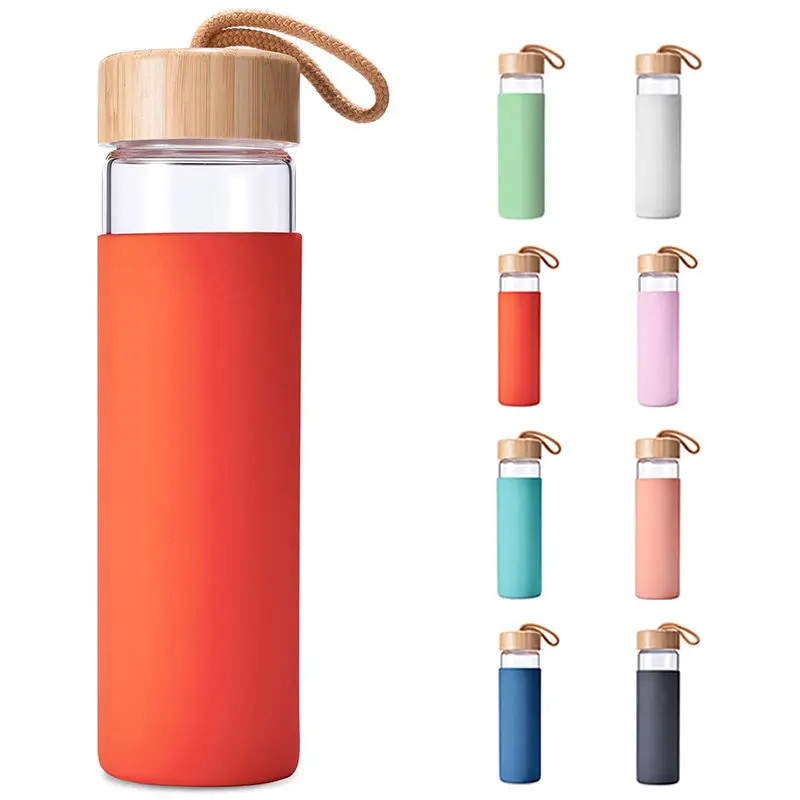 Hot Sale Wide Mouth Funny Glass Water Bottle With Sleeve And Strap - Buy  Glass Water Bottle,Wide Mouth Water Bottle,Water Bottle With Sleeve And  Strap Product on 